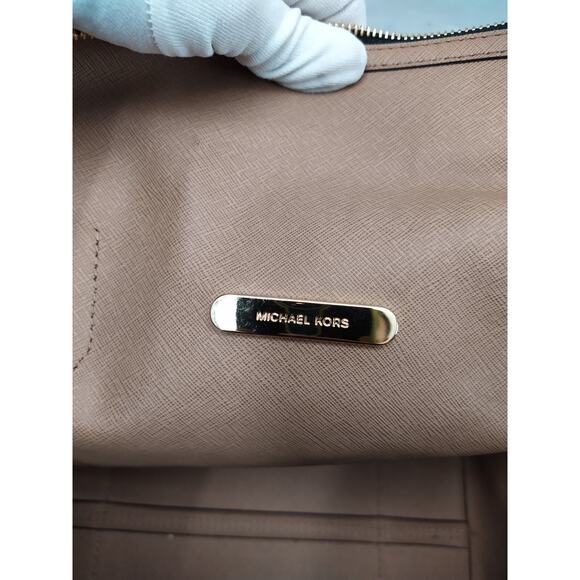 Michael Kors Mercer Studio Black Pebbled Leather Double Handles Tote Bag - $398 - Picture 15 of 16